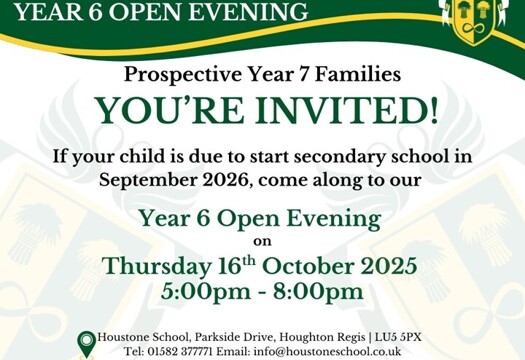 Open evening poster